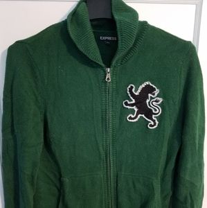 Express Brand knit zip up cardigan